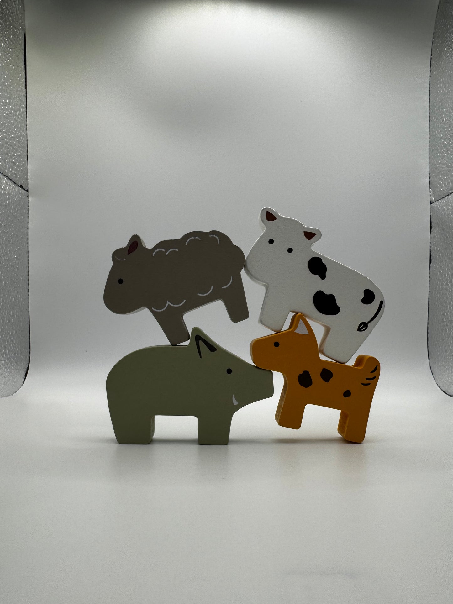 Farm Animal Train Set