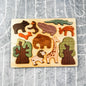 Wooden Forest Animal Travel Puzzle