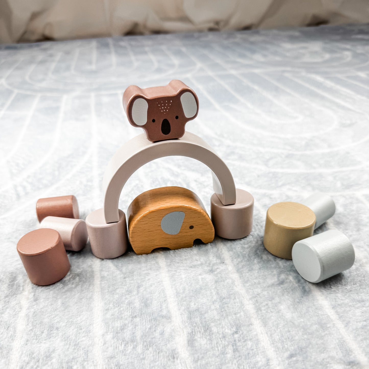 Wooden Elephant Balance Toy