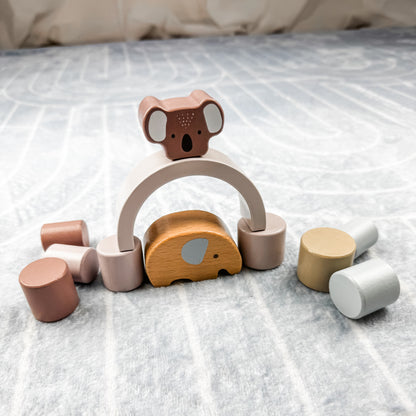 Wooden Elephant Balance Toy