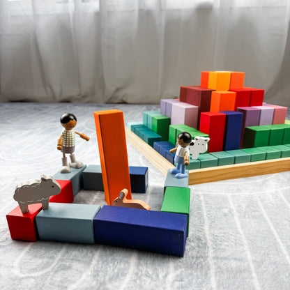 Rainbow Pyramid Blocks