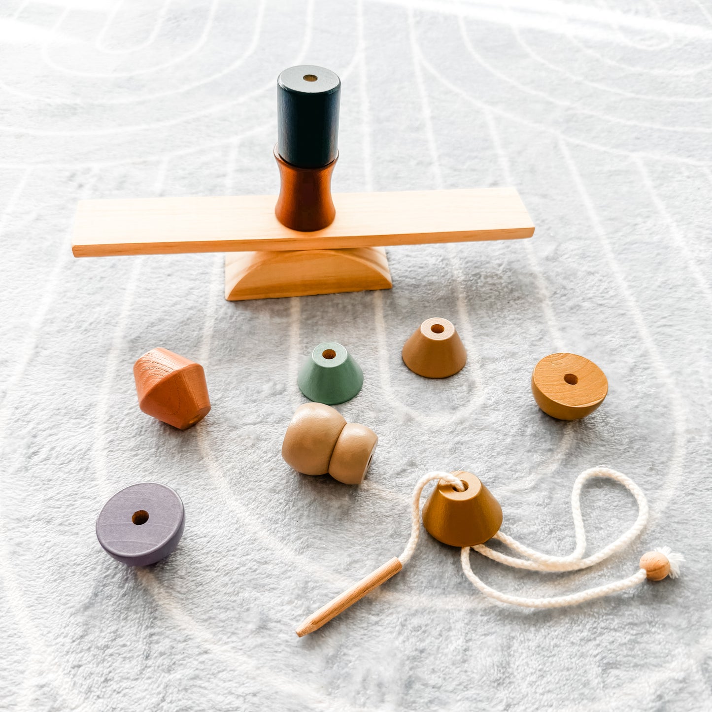 Wooden Balance Blocks – Shapes Set