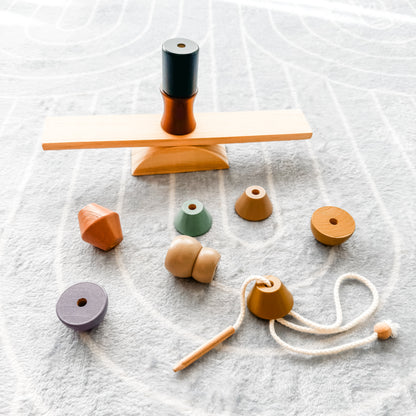 Wooden Balance Blocks – Shapes Set