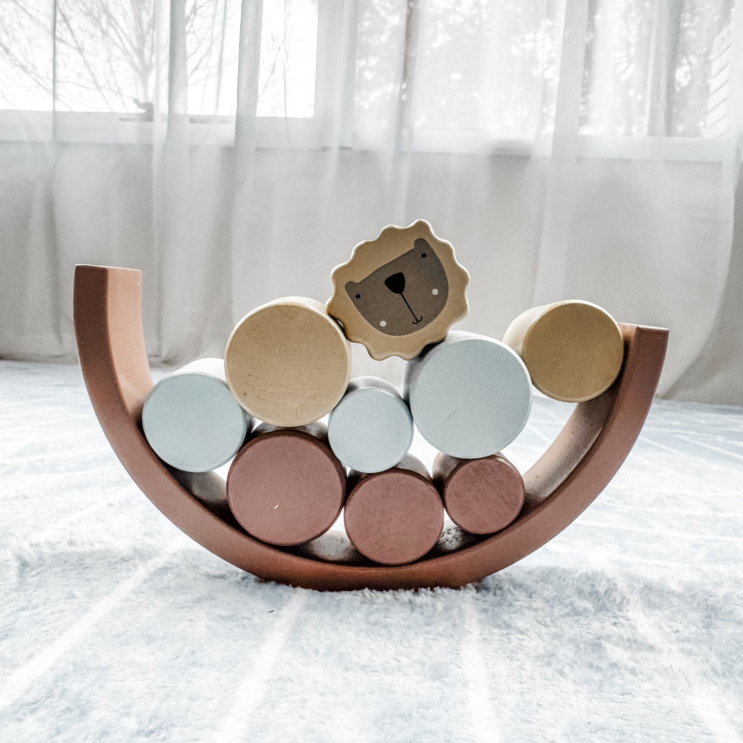 Wooden Elephant Balance Toy