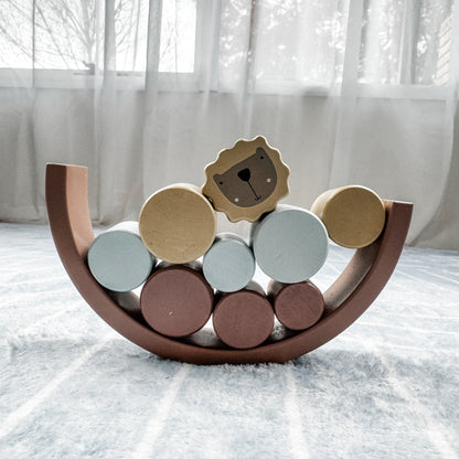 Wooden Elephant Balance Toy