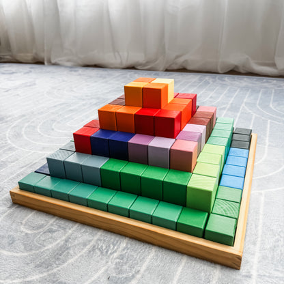 Rainbow Pyramid Blocks