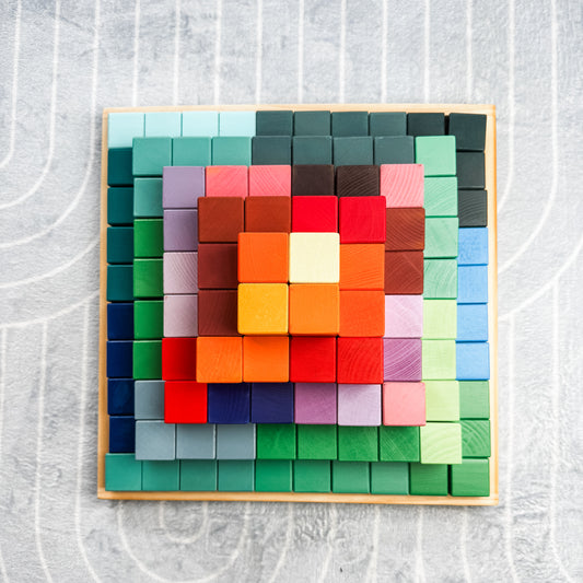Rainbow Pyramid Blocks