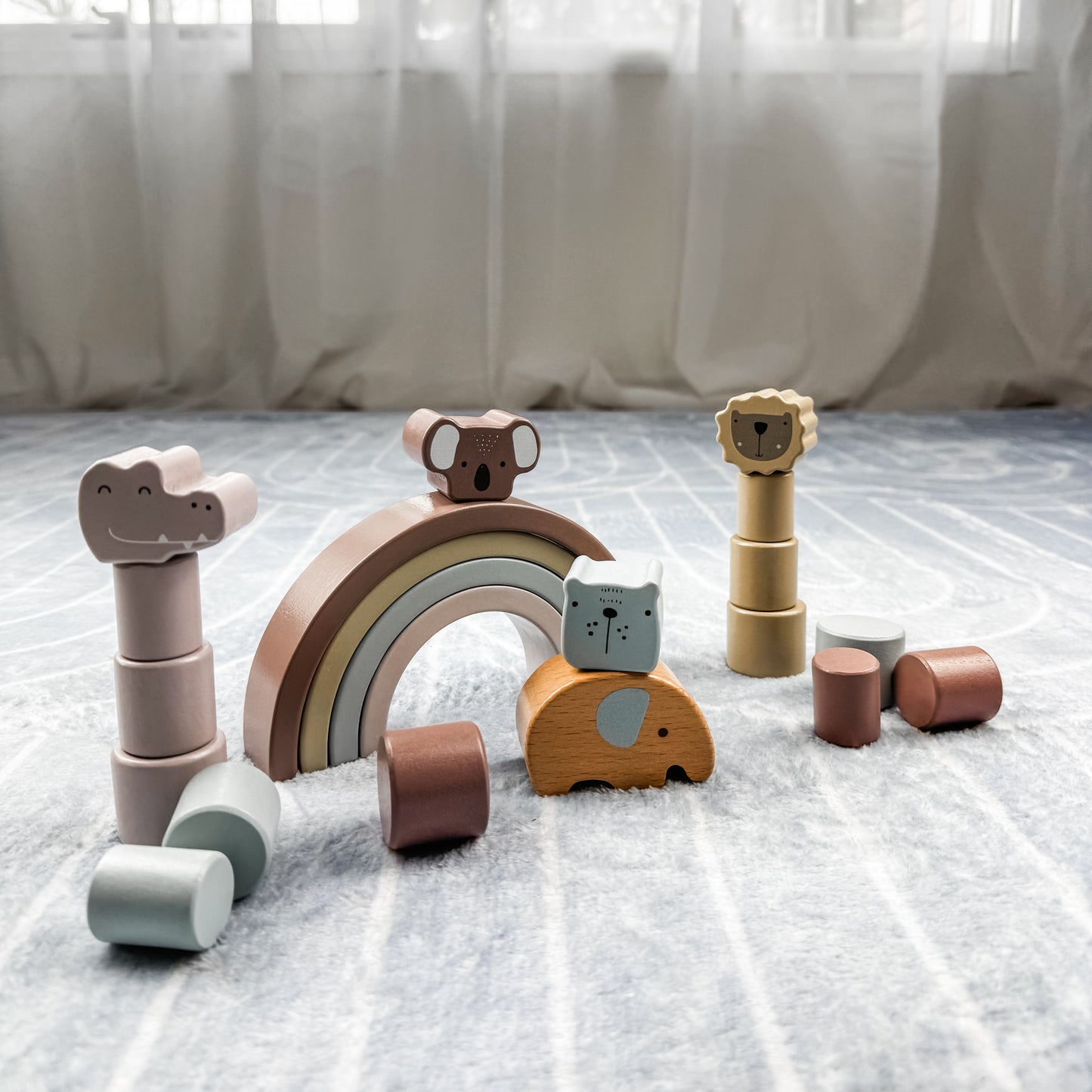 Wooden Elephant Balance Toy