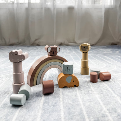 Wooden Elephant Balance Toy