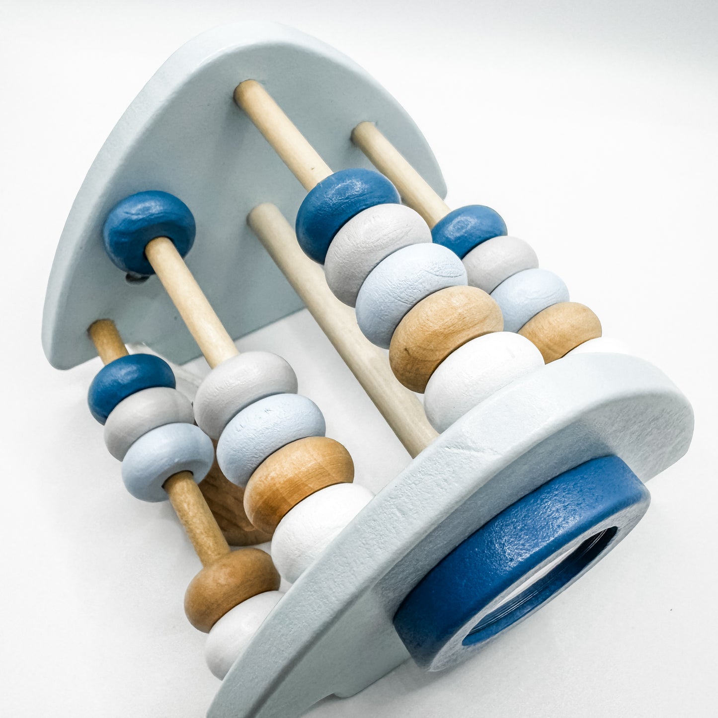 5-in-1 Wooden Rocket Activity Toy