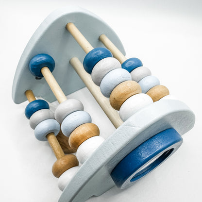 5-in-1 Wooden Rocket Activity Toy